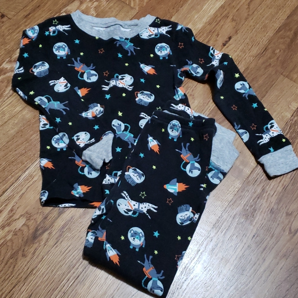 Carter's dog astronaut toddler pajamas